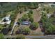 Overhead view of property depicting red lines showing property boundary at 7435 Redwing Rd, Groveland, FL 34736