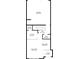Downstairs floor plan featuring a kitchen, living room, dining area, pantry, and garage at 1341 Mill Stream Ln, Winter Springs, FL 32708