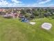 An aerial view of the playground and recreational area in the community at 2680 Lookout Ln, Kissimmee, FL 34746