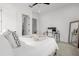 Tastefully decorated bedroom with a large mirror, a comfortable bed, and neutral tones with carpet floors at 3322 Helen Ave, Orlando, FL 32804
