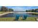 Relaxing backyard view with pond and seating, perfect for enjoying serene waterfront living and the natural beauty at 752 Trotters Dr, Eagle Lake, FL 33839