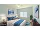 Beautiful bedroom features an elegant style, a comfortable bed and great decorations at 9620 Doris Ln, Orlando, FL 32829