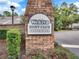 Community signage for Wekiva Hunt Club Condominiums at 139 Durham Pl, Longwood, FL 32779