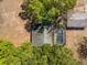 Aerial shot of the house and the screened-in pool at 16510 Quarter Horse Ct, Montverde, FL 34756