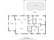 Floorplan displays dimensions of the Gathering room, dining area, kitchen, living room, bedrooms, bathrooms, utility, foyer, and pool at 16510 Quarter Horse Ct, Montverde, FL 34756