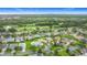 Scenic aerial view of a community with homes, a golf course, and a lake at 253 Lake Cassidy Dr, Kissimmee, FL 34759