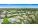 Aerial view of homes in a well-maintained community at 253 Lake Cassidy Dr, Kissimmee, FL 34759