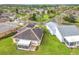 Aerial view of the property and backyard, showcasing the home's layout at 253 Lake Cassidy Dr, Kissimmee, FL 34759