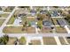 Aerial view of the property showing surrounding neighborhood and nearby homes at 3764 Pinehurst St, Deltona, FL 32738