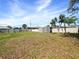 Large fenced backyard with a storage shed at 3764 Pinehurst St, Deltona, FL 32738