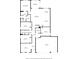 Detailed floor plan showcasing layout of bedrooms, living spaces, and attached garage at 417 Ironside Trail Dr, Groveland, FL 34736