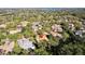 Extensive aerial view emphasizing a verdant landscape with established homes nestled within a lush treeline at 6424 Cartmel Ln, Windermere, FL 34786