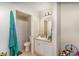 Well-maintained bathroom with a vanity, mirror, and shower-tub combination at 729 Secret Harbor Ln # 105, Lake Mary, FL 32746