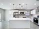 Modern kitchen with stainless steel appliances and quartz countertops at 11364 Cardiff Dr, Orlando, FL 32837