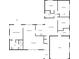 Detailed floor plan showcasing the layout of the home, including bedrooms, bathrooms, and living spaces at 1155 Galahad Dr, Casselberry, FL 32707