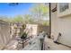 This exterior patio has outdoor furniture and a view of the community at 1570 Farrindon Cir, Lake Mary, FL 32746