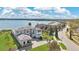 An aerial view of a home on the lake at 17300 Pesce Loop, Montverde, FL 34756
