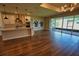 Open concept kitchen with stainless steel appliances and large island at 2313 Ivy Harvest Pl, Oviedo, FL 32765