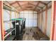 A well-organized shed featuring shelves and storage space for tools and equipment at 2360 Justy Way, Orlando, FL 32817