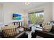 Cozy living room with access to a private balcony and scenic outdoor views at 2774 Almaton Loop # 403, Kissimmee, FL 34747