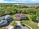 Aerial view of the home and neighborhood at 4393 S Devon Ct, Kissimmee, FL 34746