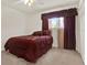 This bedroom offers natural light and closet space at 4393 S Devon Ct, Kissimmee, FL 34746