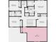 Second floor with four bedrooms, two bathrooms, and a loft area at 4940 Bluebell Ct, Lake Hamilton, FL 33851