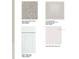 Sample of carpet, tile, cabinet, and countertop finishes available at this property at 4940 Bluebell Ct, Lake Hamilton, FL 33851