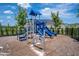 A well-equipped community playground provides a safe and fun environment for to play at 6239 Woodhaven Village Dr, Port Orange, FL 32128