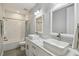 Spacious bathroom featuring double sinks and modern fixtures at 705 Baffie Ave, Winter Park, FL 32789