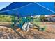 Shaded playground with slides, climbing structures, and soft ground cover for safe play within the community at 9743 Amber Chestnut Way, Winter Garden, FL 34787