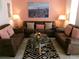 Inviting living room featuring comfortable seating, soft lighting, and stylish decor at 1285 S South Beach Circle Cir, Kissimmee, FL 34746