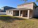 Exterior view of the home's backyard, showing the covered porch at 13422 Exbury Ln, Windermere, FL 34786