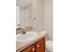 Bathroom featuring a sink, vanity, toilet, mirror, and a shower at 14740 Hartford Run Dr, Orlando, FL 32828