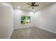Bedroom with a ceiling fan, recessed lighting, neutral walls, and tiled floors at 1505 25Th St, Orlando, FL 32805