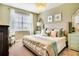 Calming primary bedroom with soft colors, luxury bedding, and bright natural light at 1673 Moon Valley Dr, Davenport, FL 33896