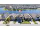 Stunning aerial view of home in lakeside community, showcasing its prime location and neighborhood at 3018 Jardin St, Kissimmee, FL 34741