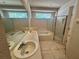 This bathroom features double sinks, a large mirror, separate shower, and garden tub at 450 Dewars Ct, Winter Springs, FL 32708