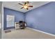 Versatile bedroom with plush carpeting, a ceiling fan, and plenty of natural light at 5108 Legacy Oaks Dr, Orlando, FL 32839