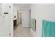 Bathroom with tile flooring, shower, and wood vanity at 5645 Camilla St, St Cloud, FL 34771