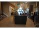 Spacious kitchen with large island, providing ample space for seating and food preparation at 7465 Bleecker Ln, Kissimmee, FL 34747