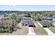 Wide aerial perspective of single-story home offering a glimpse of the neighborhood at 13584 Sw 43Rd Cir, Ocala, FL 34473