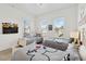 bedroom with three beds, themed decor and bright windows at 1552 Fairview Cir, Reunion, FL 34747
