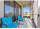 Inviting screened patio featuring comfortable seating at 188 Olympus Way, Kissimmee, FL 34759