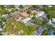 Gorgeous neighborhood aerial view features beautiful homes with luxurious pools and landscaping at 250 Cortland Ave, Winter Park, FL 32789