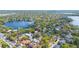 Lakeside neighborhood with mature trees, showcasing the blend of nature and community at 250 Cortland Ave, Winter Park, FL 32789