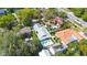 Gorgeous neighborhood aerial view features beautiful homes with luxurious pools and landscaping at 250 Cortland Ave, Winter Park, FL 32789