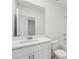 Clean bathroom featuring a vanity with light countertop and a shower-tub combination at 2514 Linda Knoll Ln, Bartow, FL 33830