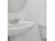 Bathroom with white vanity, sink, and toilet at 2515 Linda Knoll Ln, Bartow, FL 33830