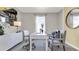 Bright home office with modern furniture, neutral colors and stylish decor at 2825 Jamaica Way, Haines City, FL 33844